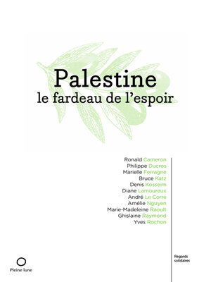 cover image of Palestine, le fardeau de l'espoir